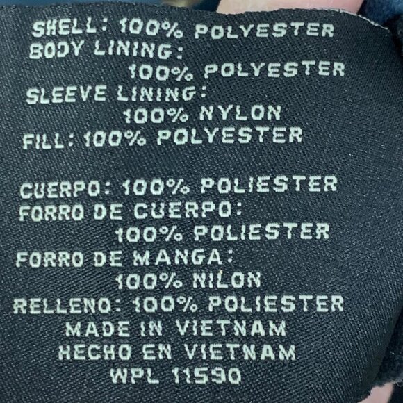 Mens Faux Suede Shacket Overshirt SZ M Transition Mid-Layer Fleece Lined Indigo - Picture 13 of 15